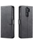 Cowhide Doku Deri Cüzdan Stand Telefon Kılıfı Xiaomi Redmi 9-Black (Yurt Dışından) 1