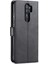 Cowhide Doku Deri Cüzdan Stand Telefon Kılıfı Xiaomi Redmi 9-Black (Yurt Dışından) 3