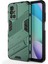 Xiaomi Redmi 10 4g (2021)/REDMI 10 2022 4g/redmi Not 11 4g (Mediatek) Zırh Şok Geçirmez Yumuşak Tpu+Sabit Pc Kickstand Sırt Örtü Yeşili (Yurt Dışından) 2