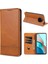 Otomatik Emme Tasarımı Deri Cüzdan Xiaomi Için Cep Telefonu Stand Kılıfı Not 9 5g/redmi Not 9t 5g-Brown (Yurt Dışından) 1