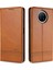 Otomatik Emme Tasarımı Deri Cüzdan Xiaomi Için Cep Telefonu Stand Kılıfı Not 9 5g/redmi Not 9t 5g-Brown (Yurt Dışından) 4