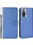 Xiaomi Redmi Için Note 10 Pro 4g (Hindistan)/(Global) Tam Koruma Pu Deri Elmas Doku Cüzdan Stand Telefon Kılıf Mavisi (Yurt Dışından) 1