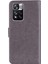 Rhinestone Dekor Baykuş Çiçeği Baskı Pu Deri+ Tpu Telefon Kılıfı Kapak Xiaomi Redmi Için Stand Cüzdanı Not 11 Pro 5g (Çin) (Mediatek)/11 Pro+ 5g-Grey (Yurt Dışından) 4