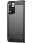 Şok Geçirmez Karbon Fiber Fırçalanmış Doku Tpu Xiaomi Redmi Için Telefon Kasası Not 11 Pro+ 5g/redmi Note 11 Pro 5g (Çin) (Mediatek) -Black (Yurt Dışından) 2