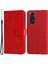 Xiaomi Redmi Için Note 11 Pro 5g (Mediatek)/note 11 Pro+ 5g/poco X4 NFC/11I 5g Ayçiçeği Baskılı Deri Kılıf Stand Cüzdan Telefon Kapak-Kırmızı (Yurt Dışından) 1