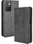 Vintage Style Manyetik Otomatik Absorlanmış Deri Telefon Cüzdan Stand Kılıfı Xiaomi Redmi 10 4g (2021)/10 Prime/10 2022 4g/not 11 4g (Mediatek) -Black (Yurt Dışından) 1