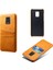 Çift Kart Yuvaları Pu Deri Kaplamalı Plastik Telefon Xiaomi Için Sert Kapak Note 9 Pro/9 Pro Max/9s-Orange (Yurt Dışından) 2
