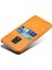 Çift Kart Yuvaları Pu Deri Kaplamalı Plastik Telefon Xiaomi Için Sert Kapak Note 9 Pro/9 Pro Max/9s-Orange (Yurt Dışından) 4