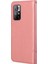 Cüzdan Fonksiyon Kılıfı Baskılı Çiçek Anti -Güz Pu Deri Koruyucu Telefon Stand Kabuğu Xiaomi Redmi Not 11 /redmi Not 11T /redmi Not 11S -Pink (Yurt Dışından) 4