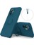 Esnek Sıvı Silikon Telefon Koruyucu Kılıf Kabuğu, Xiaomi Redmi Için Yüzük Kickstand ve Kayış ile Note 10 Pro 4g-Dark Mavi (Yurt Dışından) 1
