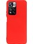 Pürüzsüz Dokunmatik Silikon Ince Yumuşak Mikrofiber Astar, Xiaomi Için Kayışla Koruyucu Kasa Not 11 Pro 5g (Çin) (Mediatek)/11 Pro+ 5g-Red (Yurt Dışından) 3