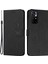 Xiaomi Redmi Için Not 11 5g (Mediatek)/not 11T 5g/not 11S 5g/poco M4 Pro 5g Cüzdan Flip Kapak Kalp Şekli Baskılı Cilt Touch Hissed Pu Deri Stand Kapağı Strap-Black (Yurt Dışından) 1