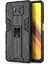 Anti Drop Pc+Tpu Hibrit Telefon Kılıfı Kickstand ile Xiaomi Poco X3/poco X3 Pro/poco X3 Nfc-Black (Yurt Dışından) 1