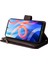 Cilt Dokunuşu Pu Deri Kart Yuvaları Fermuar Cüzdan Kılıf Flip Stand Çizgileri Xiaomi Redmi Için Kayış ile Baskılı Kapak Not 11 5g (Çin) (Mediatek)/redmi Not 11T 5g/not 11S 5g-Brown (Yurt Dışından) 4