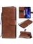Xiaomi Redmi 9-Brown Için Cüzdan Deri Stand Kapak Kılıfı (Yurt Dışından) 1
