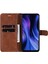 Xiaomi Redmi 9-Brown Için Cüzdan Deri Stand Kapak Kılıfı (Yurt Dışından) 4