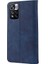 Cilt Touch Duygu Stand Cüzdan Renk Ekleme Telefon Kılıfı Xiaomi Redmi Için Deri Kapak Not 11 Pro 5g (Çin) (Mediatek)/note 11 Pro+ 5g-Blue (Yurt Dışından) 3