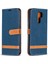 Renkli Kot Pantolon Bez Kabuğu Cüzdan Deri Kapak Xiaomi Redmi 9-Dark Mavi (Yurt Dışından) 4