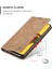 Xiaomi Redmi Için Otomatik Emilmiş Deri Cüzdan Kılıfı Not 9 Pro/not 9 Pro Max/note 9s-Brown (Yurt Dışından) 2