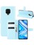 Litchi Doku Cüzdan Kapak Xiaomi Redmi Için Deri Kılıf Not 9 Pro/not 9s/not 9 Pro Max-Baby Mavi (Yurt Dışından) 1