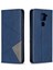 Xiaomi Redmi Için Geometrik Deri Deri Kabuğu Not 9/redmi 10X 4g-Mavi (Yurt Dışından) 4