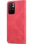 Manyetik Kapatma Pu Deri Deri Flip Cüzdan Kılıfı Stand Şok Geçirmez Tpu Iç Kabuk Telefonu Xiaomi Için Poco M4 Pro 5g/redmi Not 11 5g (Çin) (Mediatek) -Red (Yurt Dışından) 3