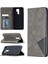Xiaomi Redmi Için Geometrik Deri Deri Kabuğu 9-Grey (Yurt Dışından) 1