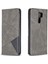 Xiaomi Redmi Için Geometrik Deri Deri Kabuğu 9-Grey (Yurt Dışından) 4