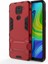 Xiaomi Redmi Için Kickstand ile 2 Arada 2+Tpu Telefon Kılıfı Not 9/redmi 10X 4g-Red (Yurt Dışından) 1