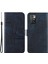 Çizgiler Baskı Premium Pu Deri Cüzdan Stand Xiaomi Için Bilek Kayışı ile Flip Koruyucu Telefon Kılıfı Not 11 4g (Mediatek)/10 4g (2021)/10 2022 4g/10 Prime-Sapphire (Yurt Dışından) 1