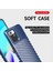 Thunder Serisi Twill Doku Anti-Çizelge Yumuşak Tpu Slim Fit Esnek Telefon Kılıfı Xiaomi Redmi 10 4g (2021)/10 2022 4g/not 11 4g (Mediatek) -Blue (Yurt Dışından) 3