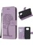 Xiaomi Poco X3/poco X3 Nfc-Purple Için Şık Baskı Ağacı ve Baykuş Cüzdan Deri Telefon Koruyucusu (Yurt Dışından) 1