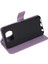Xiaomi Poco X3/poco X3 Nfc-Purple Için Şık Baskı Ağacı ve Baykuş Cüzdan Deri Telefon Koruyucusu (Yurt Dışından) 3