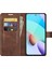 Folio Flip Manyetik Toka Deri Telefon Kılıfı Cüzdan Stand Kapağı Xiaomi Redmi Not 11 4g (Mediatek)/redmi 10 4g (2021)/REDMI 10 2022 4g/redmi 10 Prime-Brown (Yurt Dışından) 4