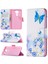 Xiaomi Redmi Için Stand Cüzdanı ile Desen Baskı Deri Kılıfı Not 9/redmi 10X 4g-Butterfly ve Daisy (Yurt Dışından) 1