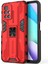 Hibrit Şok Geçirmez Ağır Hizmet Kombinasyonu Sert Pc Yumuşak Tpu Koruyucu Kasa Xiaomi Redmi Için Kickstand ile Not 11 4g (Mediatek)/redmi 10 4g (2021)/REDMI 10 2022 4g-Kırmızı (Yurt Dışından) 1