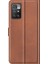 Folio Flip Manyetik Deri Telefon Kılıfı Cüzdan Stand Kapağı Xiaomi Redmi Not 11 4g (Mediatek)/redmi 10 4g (2021)/REDMI 10 2022 4g/redmi 10 Prime-Light Brown (Yurt Dışından) 3