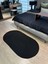 Oval Hasır Görünümlü Jüt Kilim 2