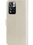 Pu Deri Manyetik Toka Rhinestone Dekoru Telefon Kılıfı Stand Baykuş Çiçeği Baskalı Kabuk Kapağı Xiaomi Redmi Not 11 Pro 5g (Çin) (Mediatek)/11 Pro+ 5g-Gold (Yurt Dışından) 2