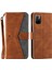 Birleştirme Dikiş Cilt Dokunuşu Hissi Tam Koruma Pu Deri Kapak Iç Tpu Telefon Kasası Kabuk Xiaomi Için Stant Cüzdanı Not 11 Pro 5g (Çin) (Mediatek)/not 11 Pro+ 5g-Brown (Yurt Dışından) 1