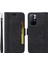 Xiaomi Redmi Için Not 11 5g (Mediatek)/not 11T 5g/not 11S 5g/poco M4 Pro 5g Pu Deri Deri Stand Cüzdan Kılıfı Baskılı Dikiş Hattı Telefon Kapak Black (Yurt Dışından) 1