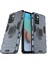 Xiaomi Redmi 10 4g (2021)/REDMI 10 2022 4g/redmi Not 11 4g (Mediatek) Yüzük Tutucu Kickstand Shockproof Tpu+Sert Pc Telefon Kapak-Mavi (Yurt Dışından) 1