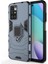 Xiaomi Redmi 10 4g (2021)/REDMI 10 2022 4g/redmi Not 11 4g (Mediatek) Yüzük Tutucu Kickstand Shockproof Tpu+Sert Pc Telefon Kapak-Mavi (Yurt Dışından) 2