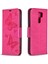 Baskı Kelebekleri Cüzdan Stand Flip Deri Telefon Kabuğu Xiaomi Redmi 9-Rose Için (Yurt Dışından) 4