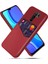 Xiaomi Redmi 9-Kırmızı Için Kumaş+Pu Deri Kaplı Pc Kapağı (Yurt Dışından) 1