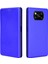 Karbon Fiber Kart Tutucu Xiaomi Poco X3/poco X3 Nfc-Blue Için Otomatik Absorlanmış Deri Kılıf (Yurt Dışından) 3