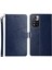Şık Baskılı Y Şeklindeki Çizgiler Manyetik Pu Deri Stand Flip Cüzdan Telefon Kapağı Xiaomi Redmi Için Kayış ile Not 11 Pro+ 5g/redmi Not 11 Pro 5g (Çin) (Mediatek) -Blue (Yurt Dışından) 1