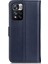 Xiaomi Redmi Için Note 11 Pro 5g (Çin) (Mediatek)/11 Pro+ 5g Folio Flip Stand Tasarım Anti-Fall Pu Deri Cüzdan Telefon Kılıfı Kabuk Mavisi (Yurt Dışından) 4