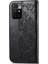 Baskılı Kelebek Çiçek Deri Telefon Cüzdan Xiaomi Redmi Için Flip Kapak Kabuğu 10 4g (2021)/REDMI 10 2022 4g/redmi Not 11 4g (Mediatek)/redmi 10 Prime-Black (Yurt Dışından) 3
