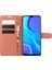 Litchi Doku Cüzdan Stand Deri Kapak Kılıfı Xiaomi Redmi 9-Brown (Yurt Dışından) 4